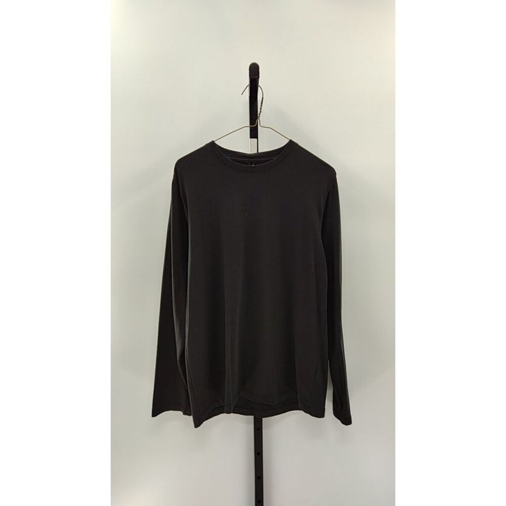 Quince Women Dream Lounge Oversized Long Sleeve Pajama Set 2 Bold Black S